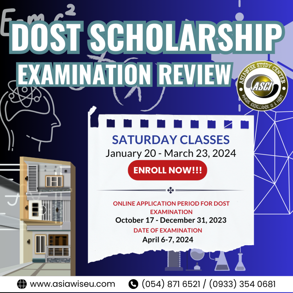 DOST Undergraduate Scholarship Exam: Key Dates and Guidelines